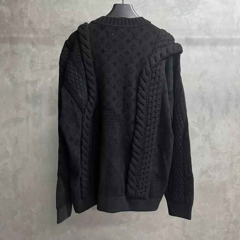 Louis Vuitton Louis Vuitton Black Spring Summer Knit Sweater-2506 Size US L / EU 52-54 / 3 - 4 Thumbnail