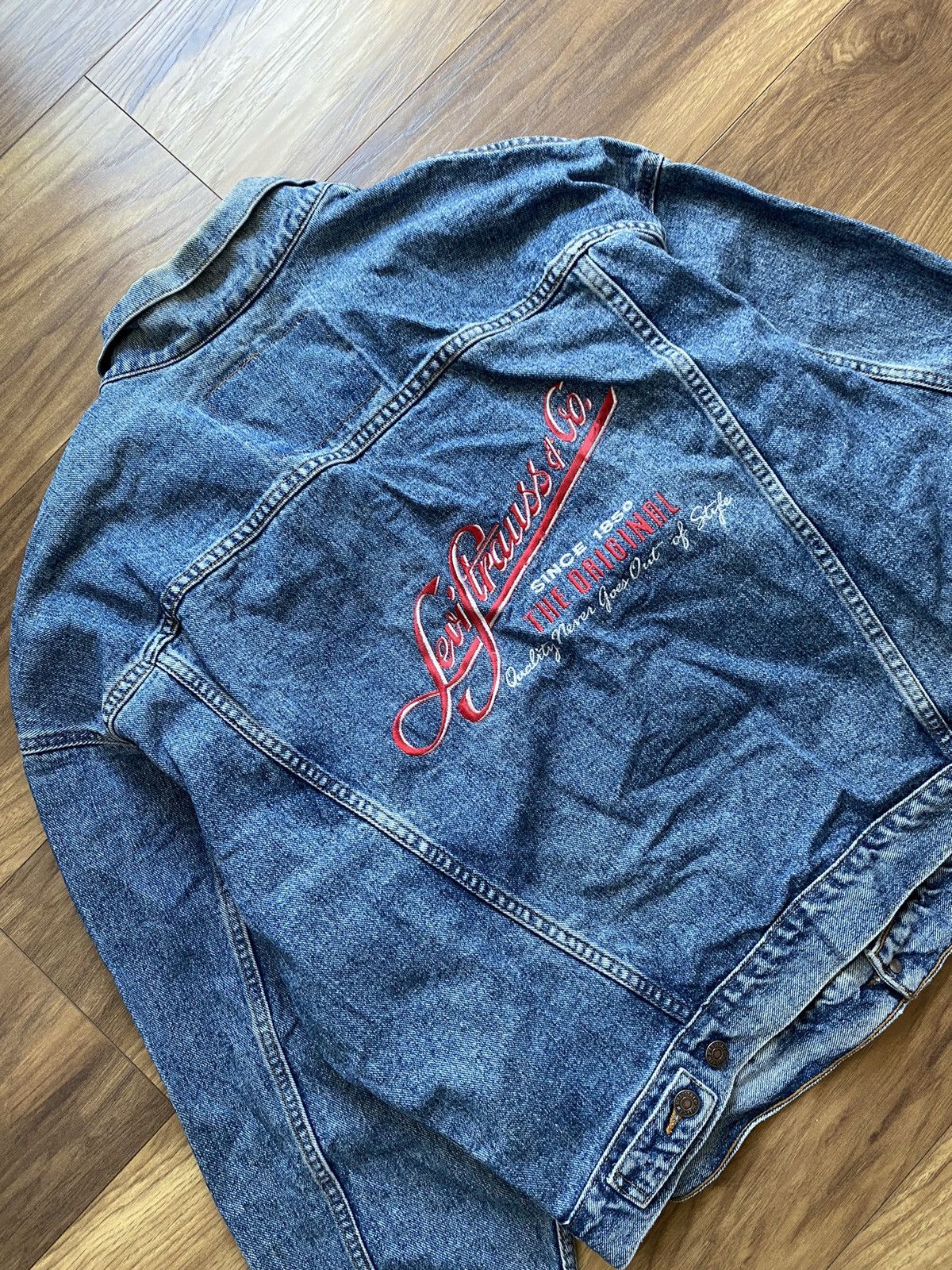 Levi's × Vintage Vintage Levi’s Denim Jacket Made In USA,90’s Size US XL / EU 56 / 4 - 3 Thumbnail
