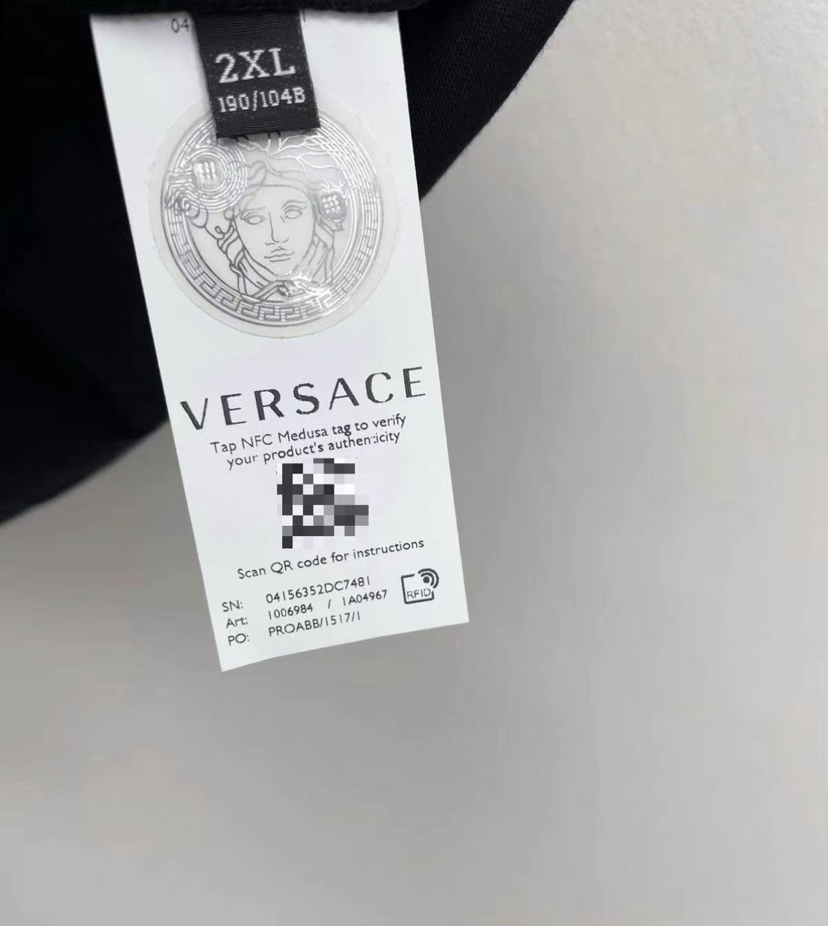 Versace VERSACE Heavy Embroidered Short Sleeve T-shirt J30 Size US XXL / EU 58 / 5 - 5 Thumbnail