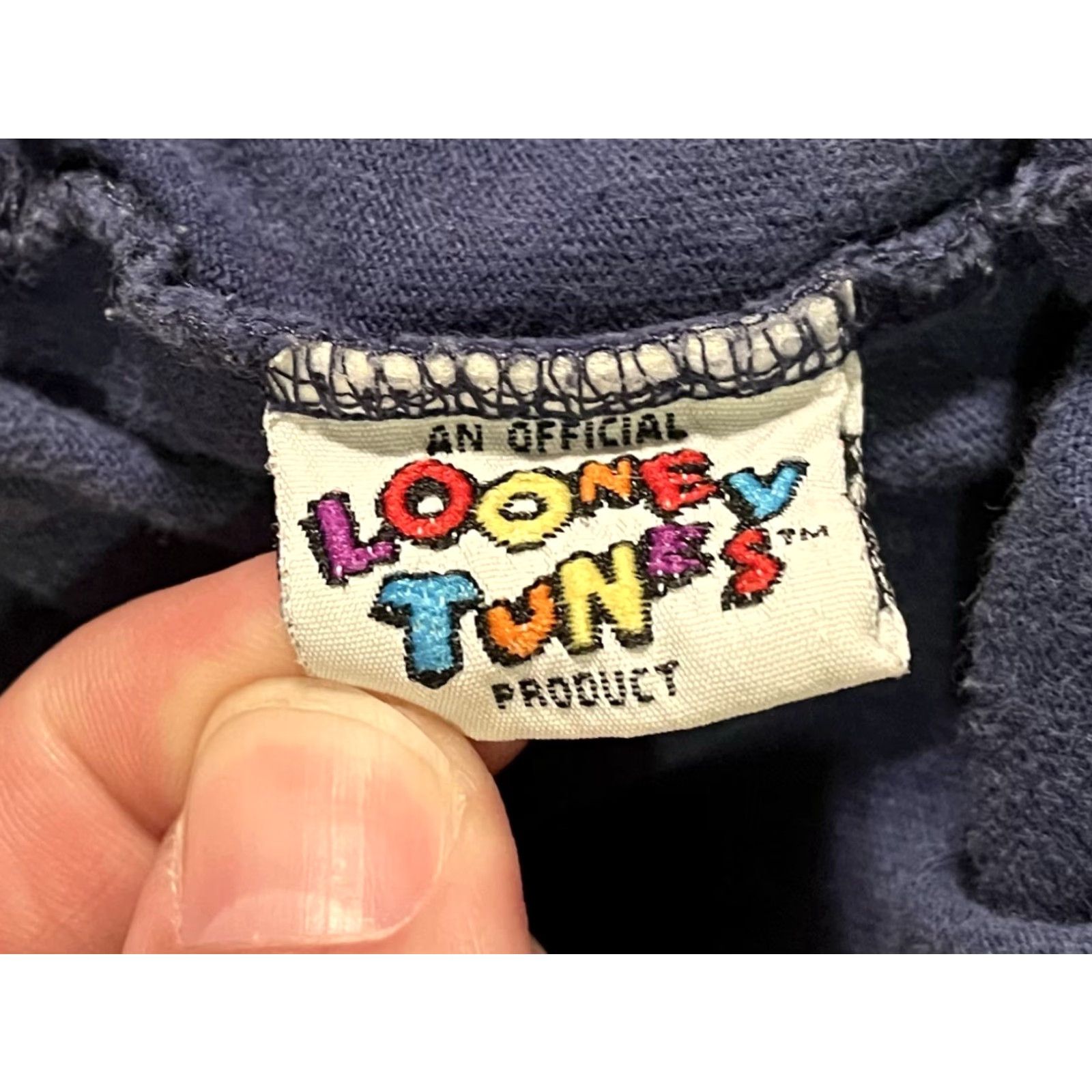 Vintage VINTAGE Looney Tunes Tweety Bird Sweat Shorts Women’s M Navy 1997 Size 32" / US 10 / IT 46 - 3 Thumbnail
