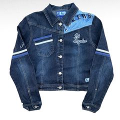 Shop G-III LEATHER FASHION Detroit Tigers Varsity Jacket LS970158-DTI blue