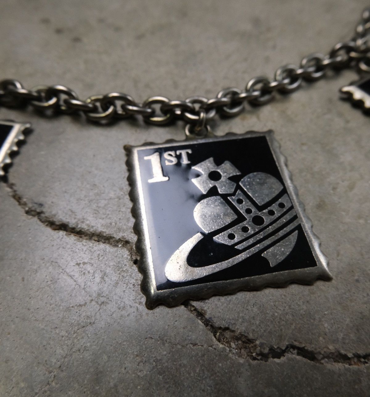 Vivienne Westwood Rare Vintage Stamp Necklace Size ONE SIZE - 4 Thumbnail