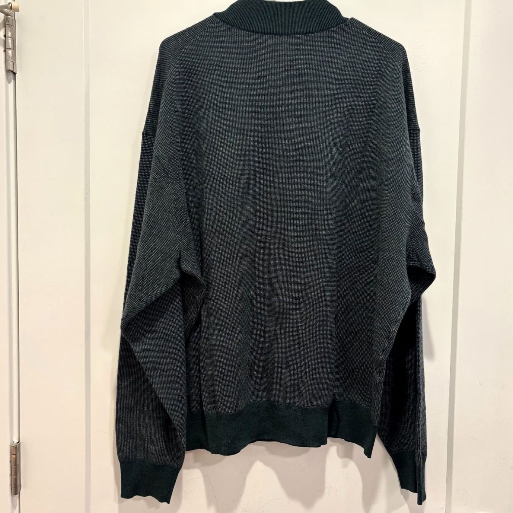 Peter Millar Peter Millar Mens 2XL Golf Pullover Sweater Green Soft Knit 1/4 Zip Size US XXL / EU 58 / 5 - 3 Thumbnail