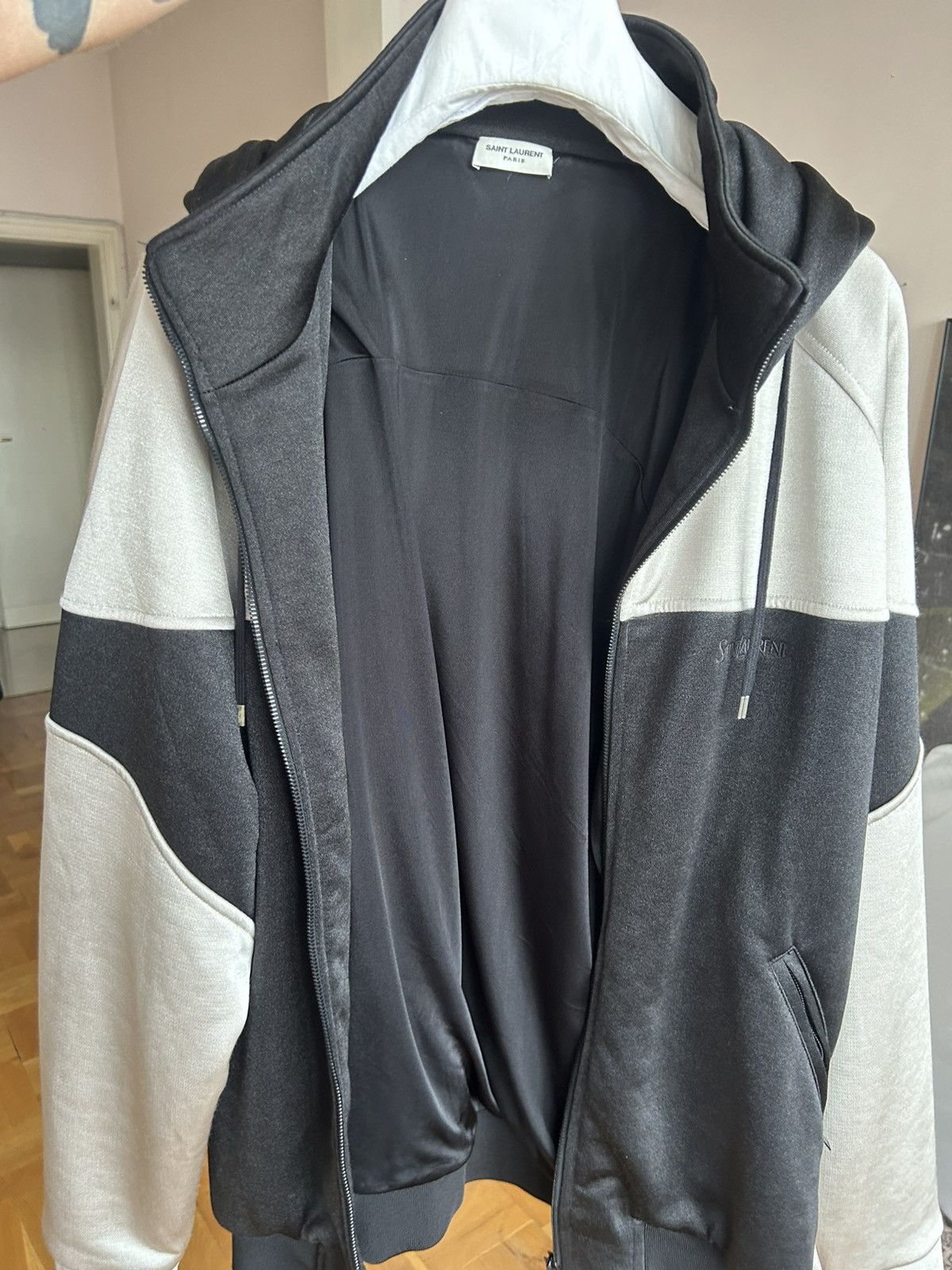 Saint Laurent Paris Saint Laurent hooded light jacket Size US XL / EU 56 / 4 - 6 Thumbnail