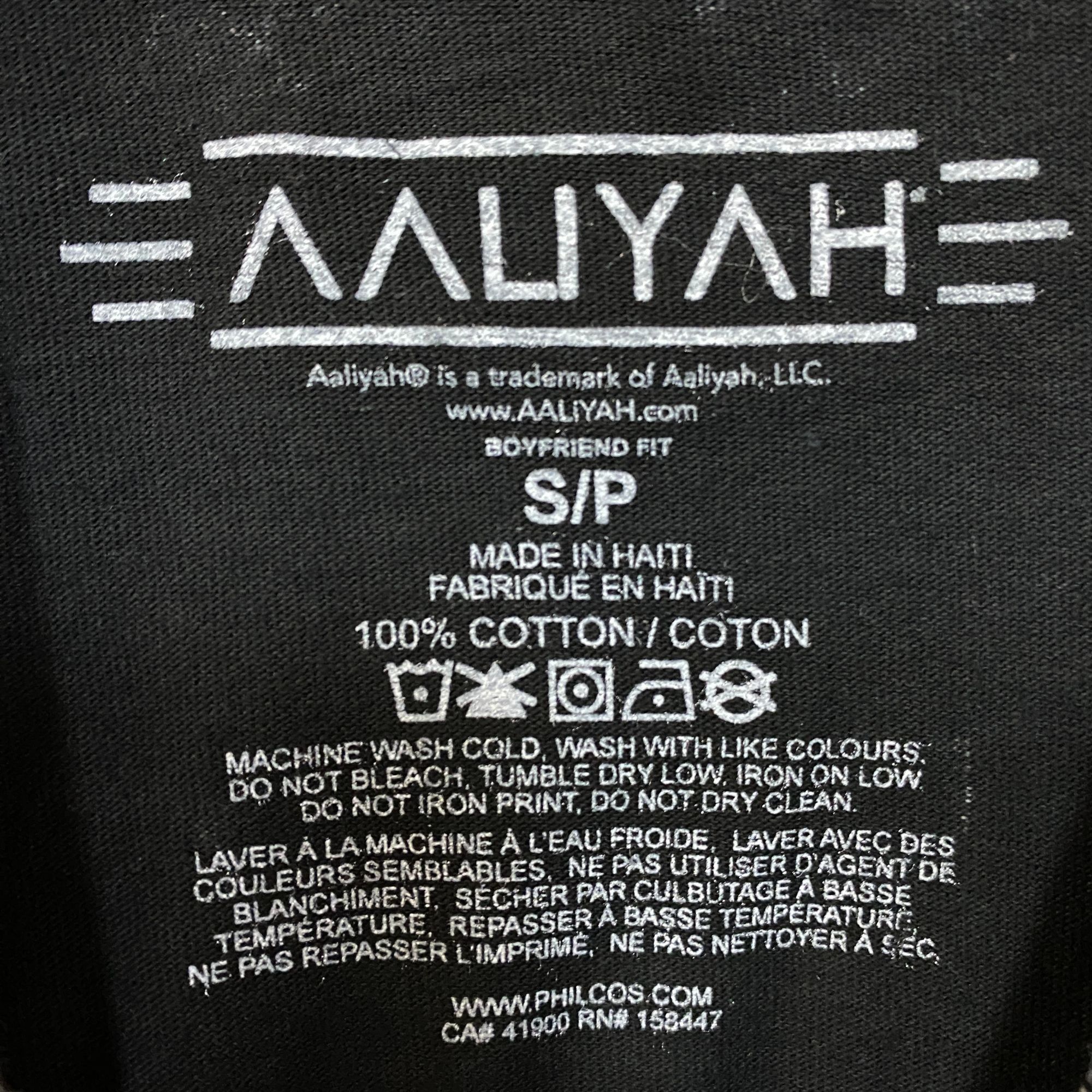 Rap Tees Aaliyah Princess Of RnB Mineral Wash T-Shirt Small Size US S / EU 44-46 / 1 - 4 Thumbnail