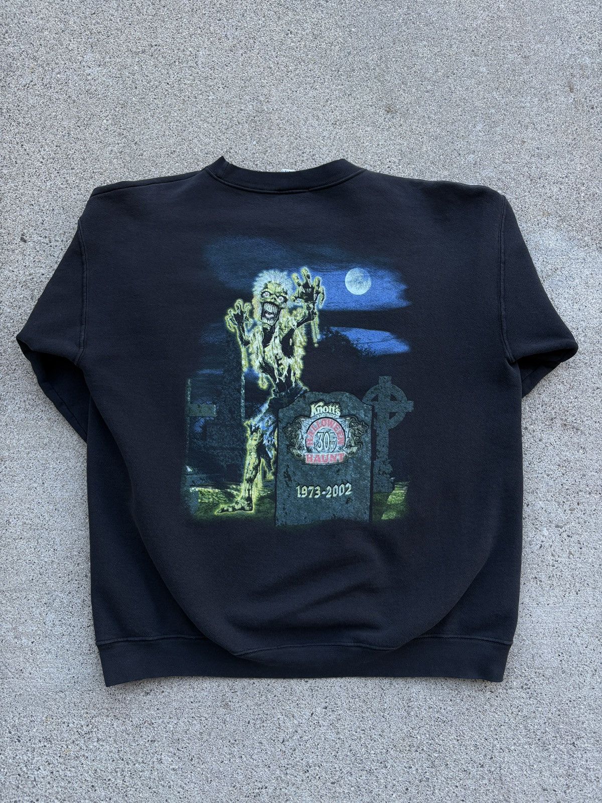 Expert Horror × Vintage Vintage 2002 Knotts Scary Farm Halloween Haunt Sweater Sz. L Size US L / EU 52-54 / 3 - 2 Thumbnail
