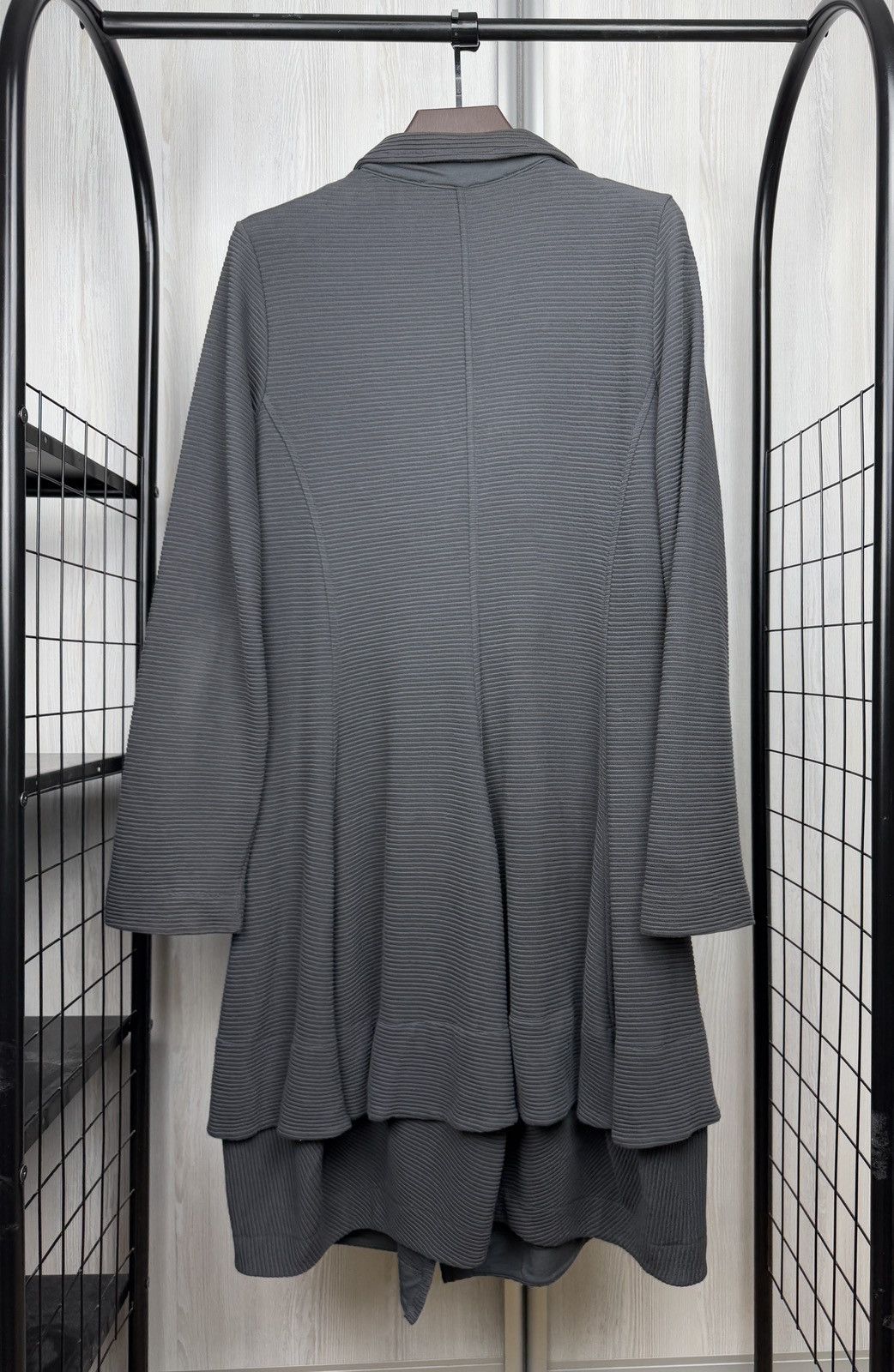 Other Elemente Clemente Avant Garde grey asymmetrical coatigan Size XL / US 12-14 / IT 48-50 - 8 Thumbnail
