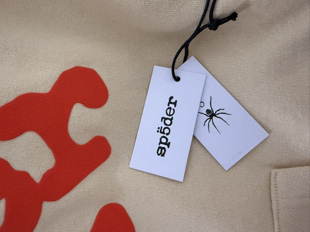 Sp5der Sp5der Creme Beluga Hoodie Size M Size US M / EU 48-50 / 2 - 5 Thumbnail