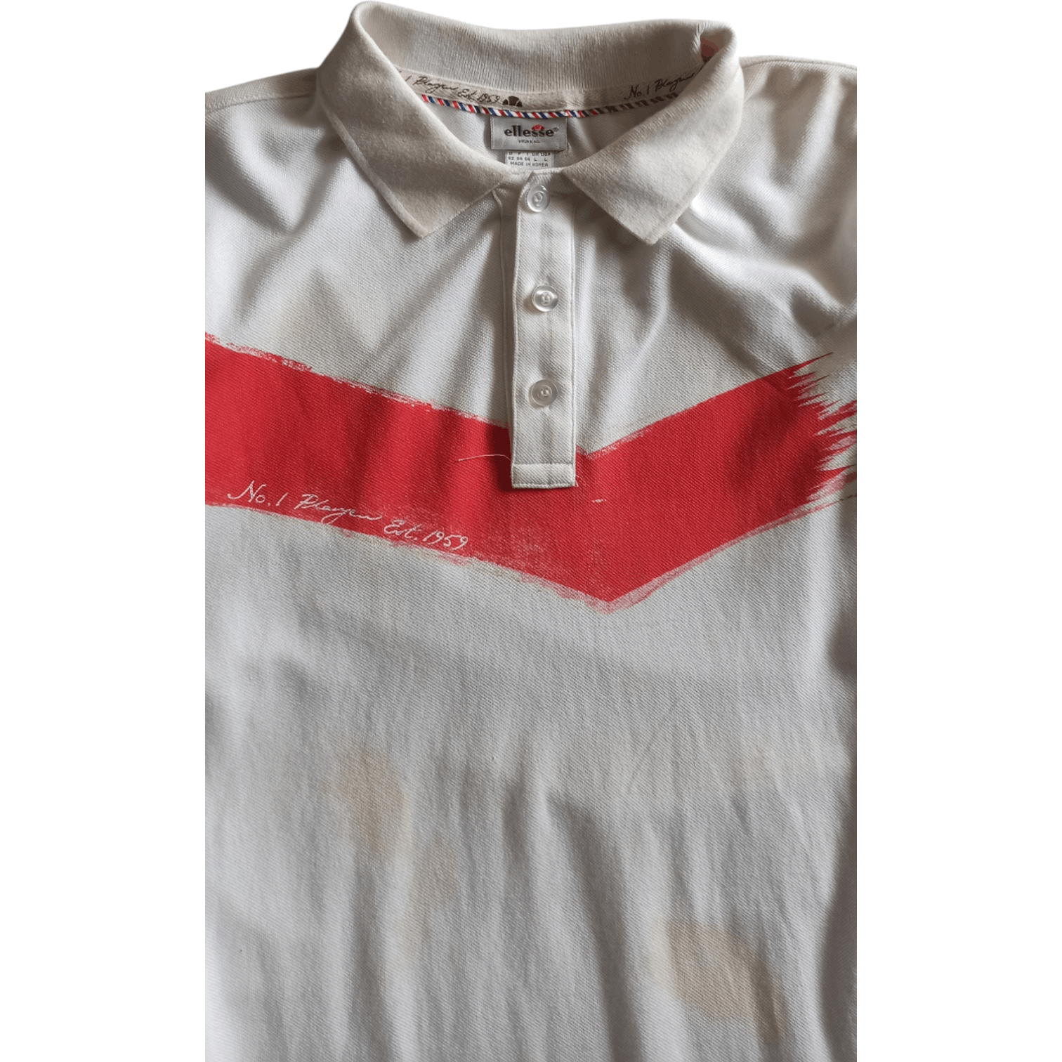 Ellesse Ellesse Tenis Button Shirt Size US L / EU 52-54 / 3 - 2 Thumbnail