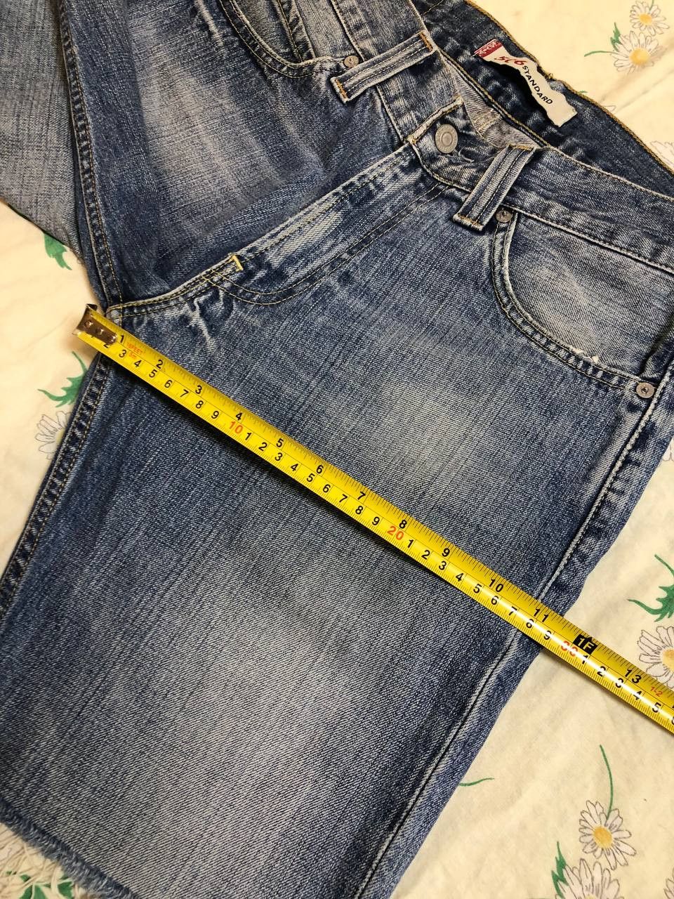 Levi's Levi's 506 Men's Jeans Shorts Distressed Denim Blue Size US 31 - 6 Thumbnail