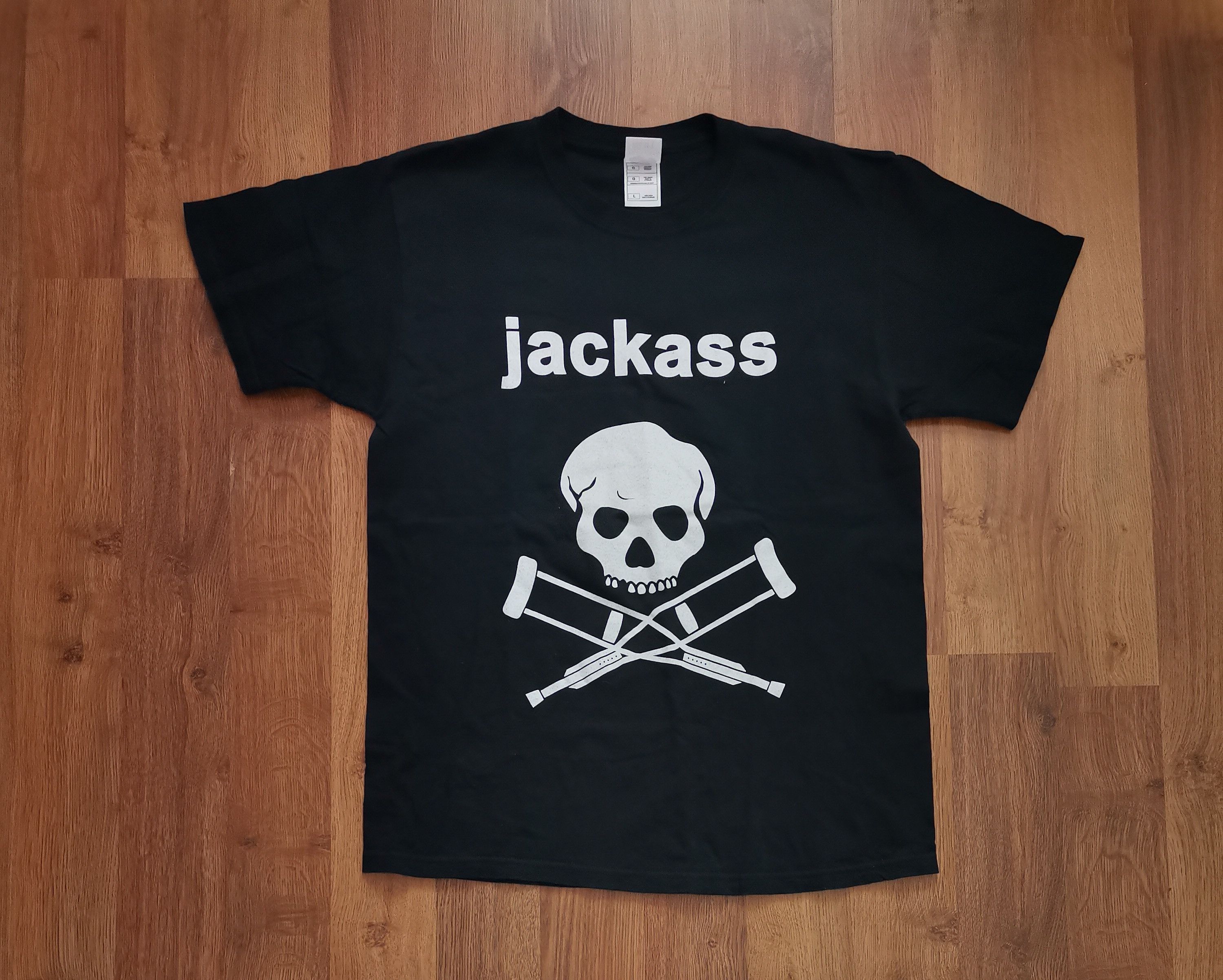 Gildan × Mtv × Vintage 2002 Jackass The Movie T-Shirt MTV Skull