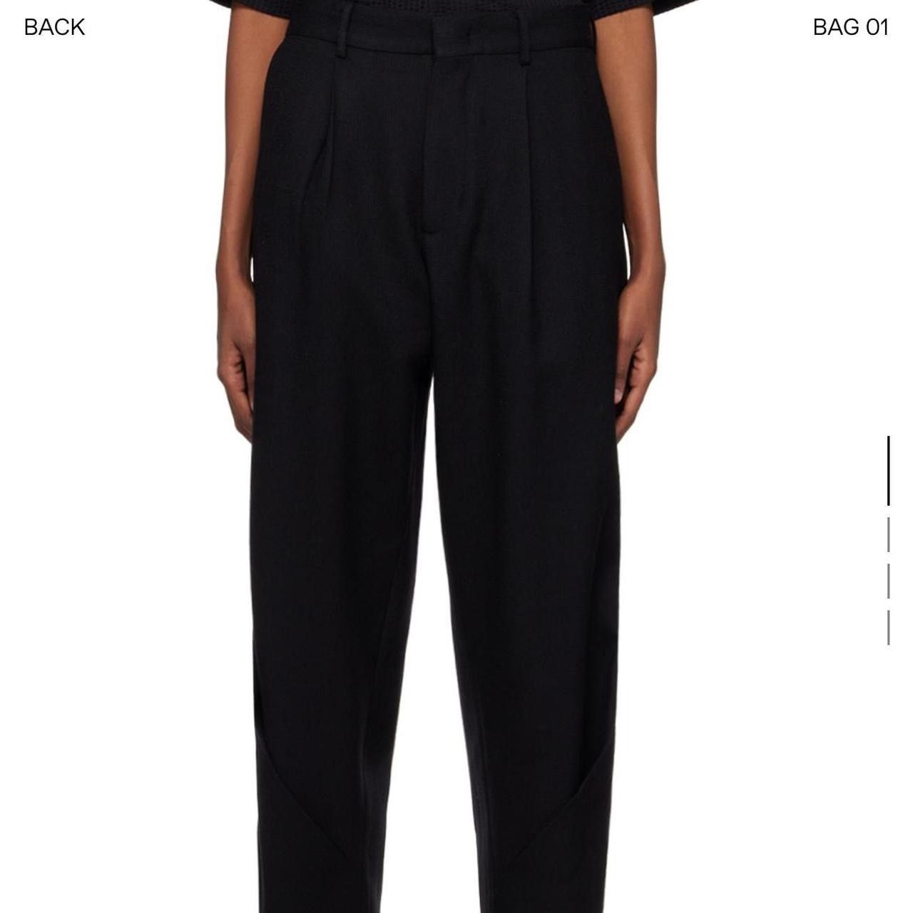 Ader Error ADER ERROR Black Dard Trousers Size US 27 - 2 Thumbnail