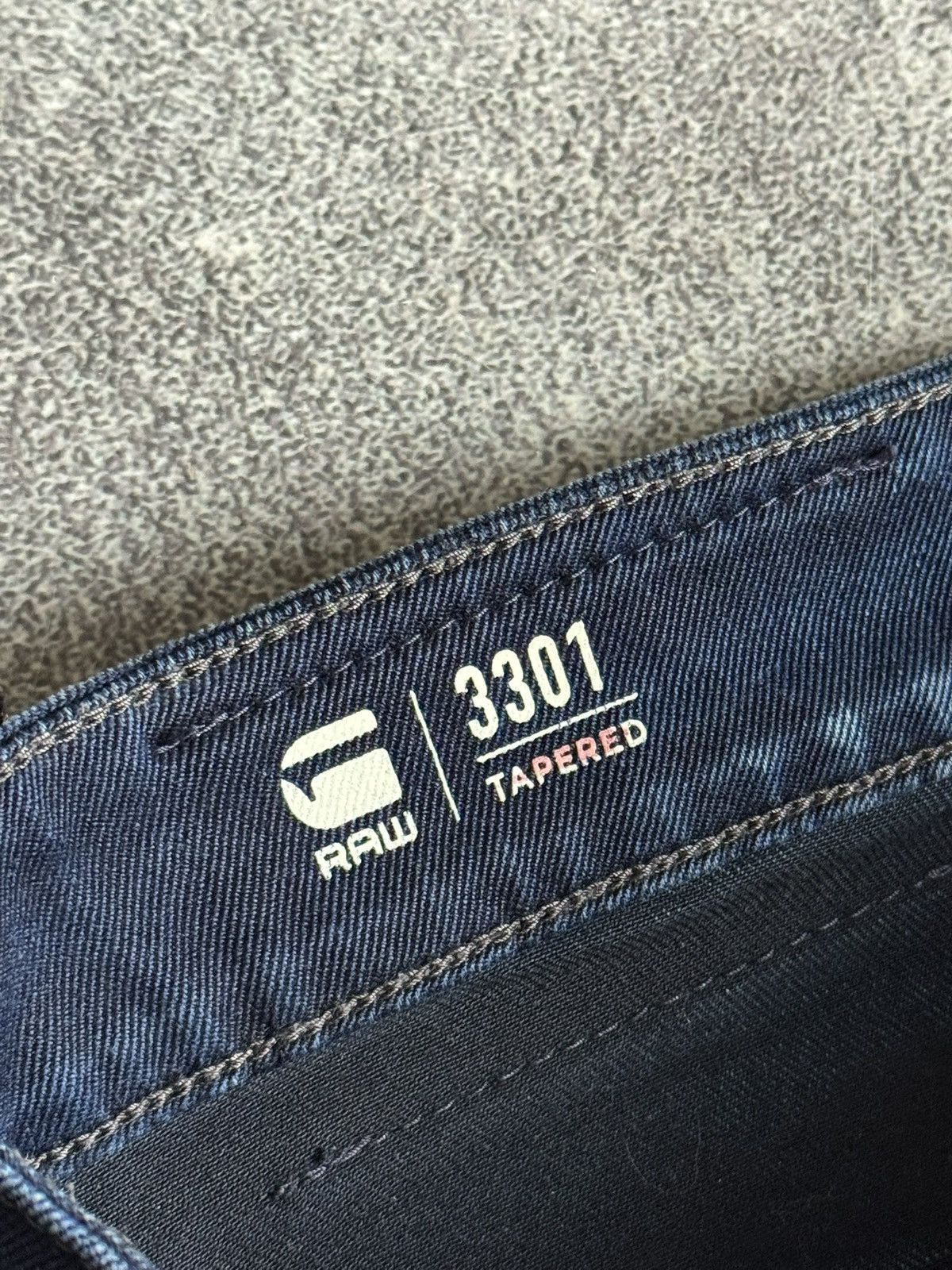 G-Star G star raw 32/32 3301 Tapered denim pants jeans trousers 👖 Size US 32 / EU 48 - 10 Thumbnail