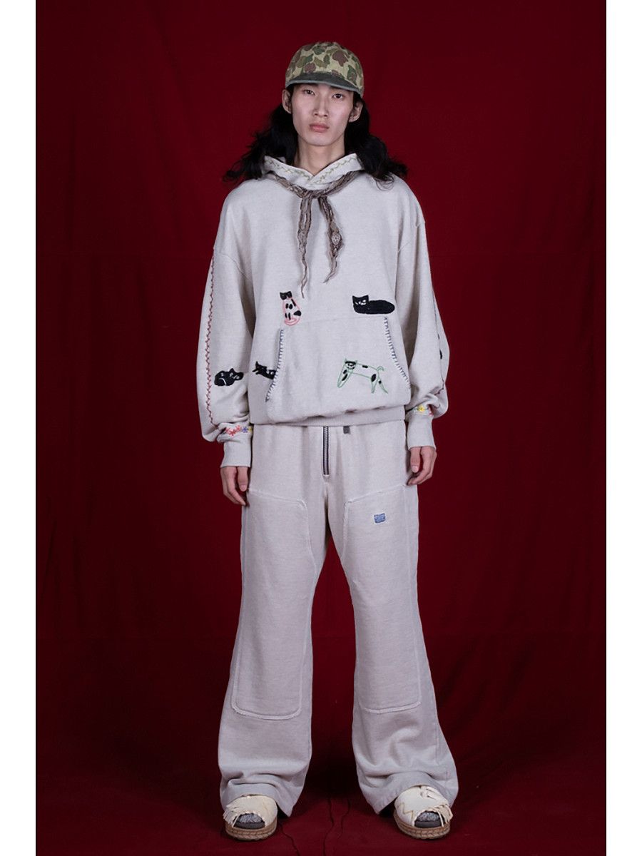 Kapital Kapital ZIPPER W Knee Flared Sweatpants Size US 30 / EU 46 - 7 Thumbnail