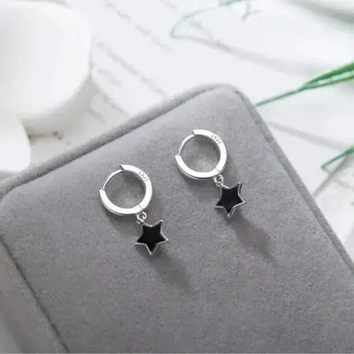 Japanese Brand Five-pointed Star Earring (1 pair) Size ONE SIZE - 2 Thumbnail