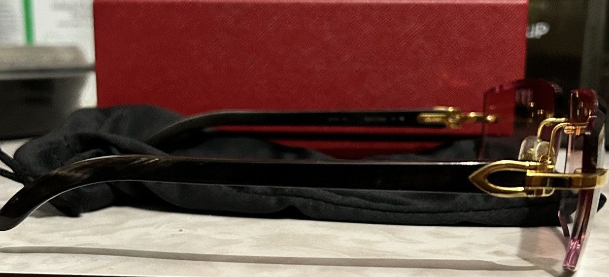 Cartier Cartier Buffalo Horn C Décor Sunglasses – Rare Buffs Size ONE SIZE - 22 Thumbnail