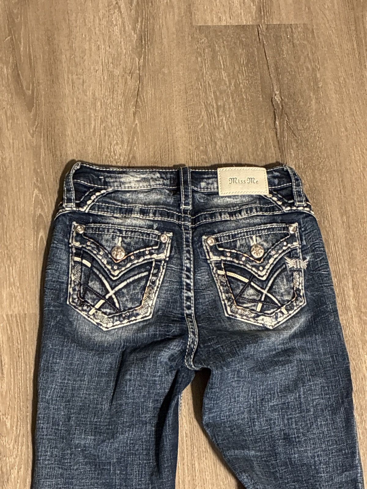Miss Me Miss Me Highrise Boot Denim Size 23" - 4 Thumbnail