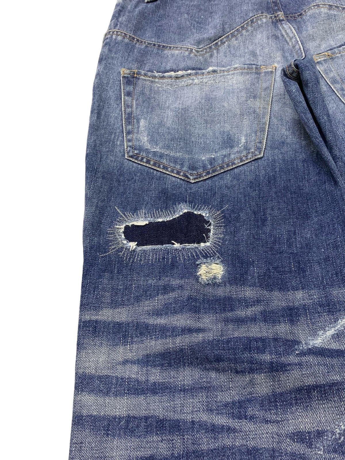 Issey Miyake Sunaokuwahara Issey Miyake MultiPocket Deconstructed Jeans Size US 30 / EU 46 - 13 Thumbnail