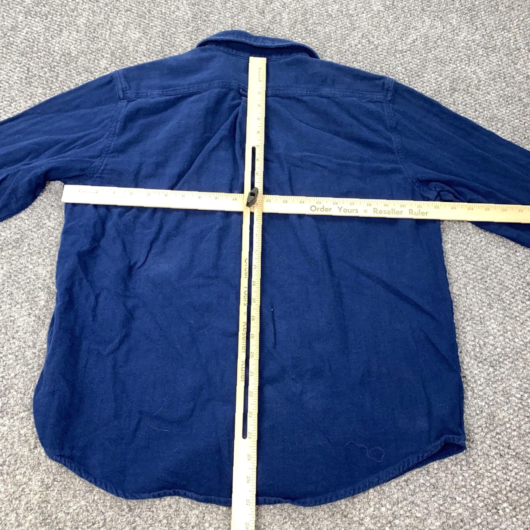 Vintage Woolrich Button-Up Shirt Mens Large Blue Long Sleeve Cotton Flannel Casual with Pockets Size US L / EU 52-54 / 3 - 5 Thumbnail