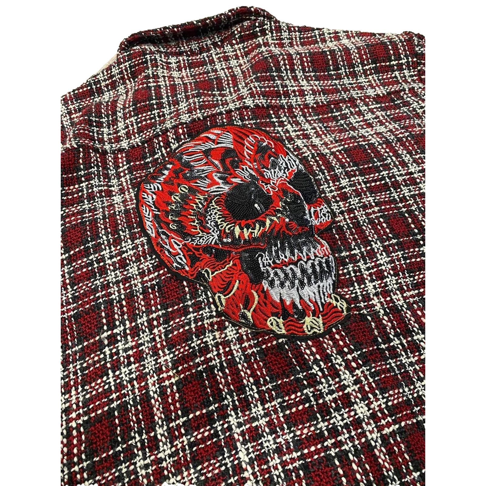 Other Punk Embroidery Masterpiece Skull Amor Workman Jacket sz L Size US L / EU 52-54 / 3 - 5 Thumbnail