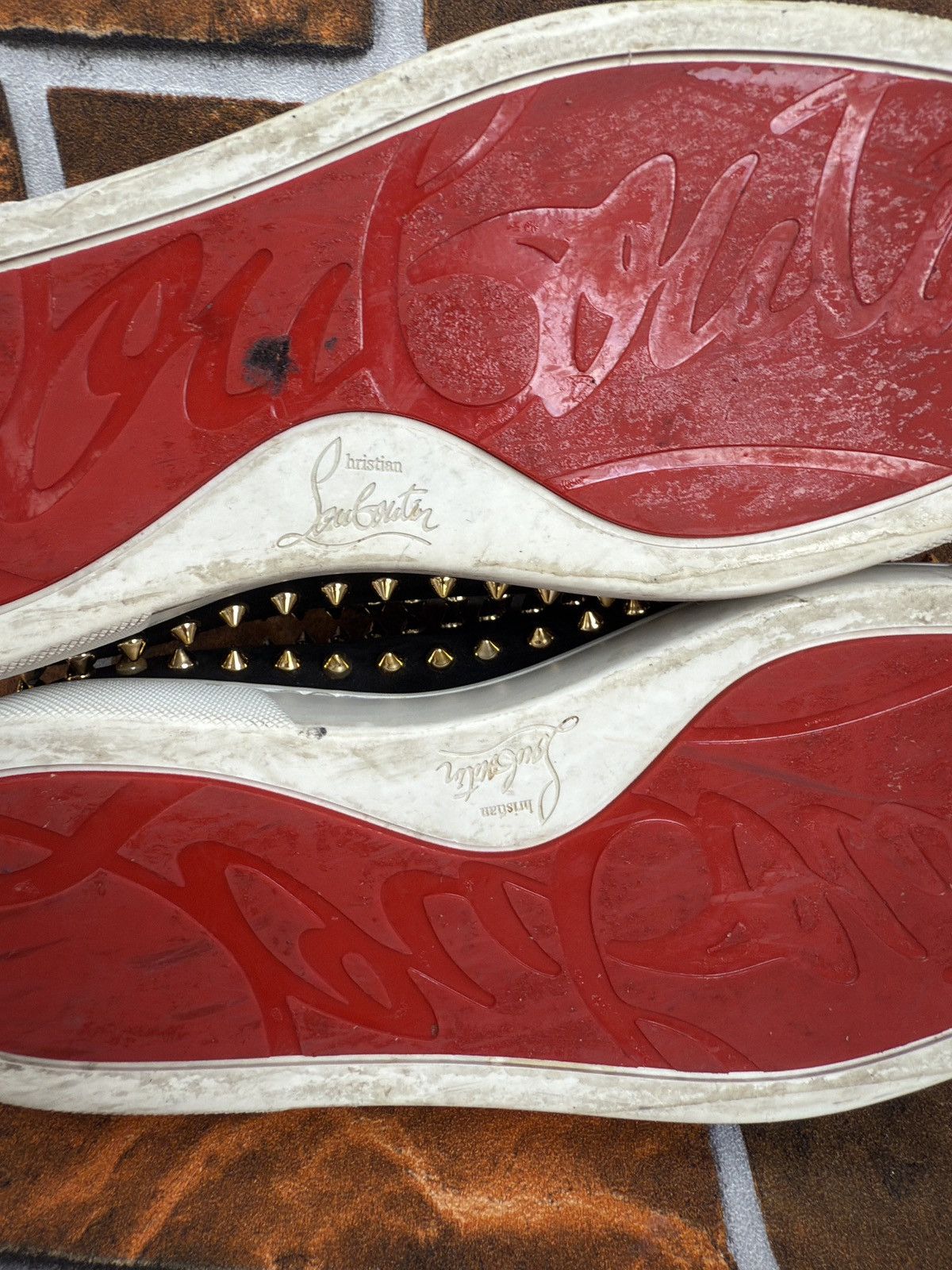Christian Louboutin Spike boat flats Size US 10.5 / EU 43-44 - 15 Thumbnail