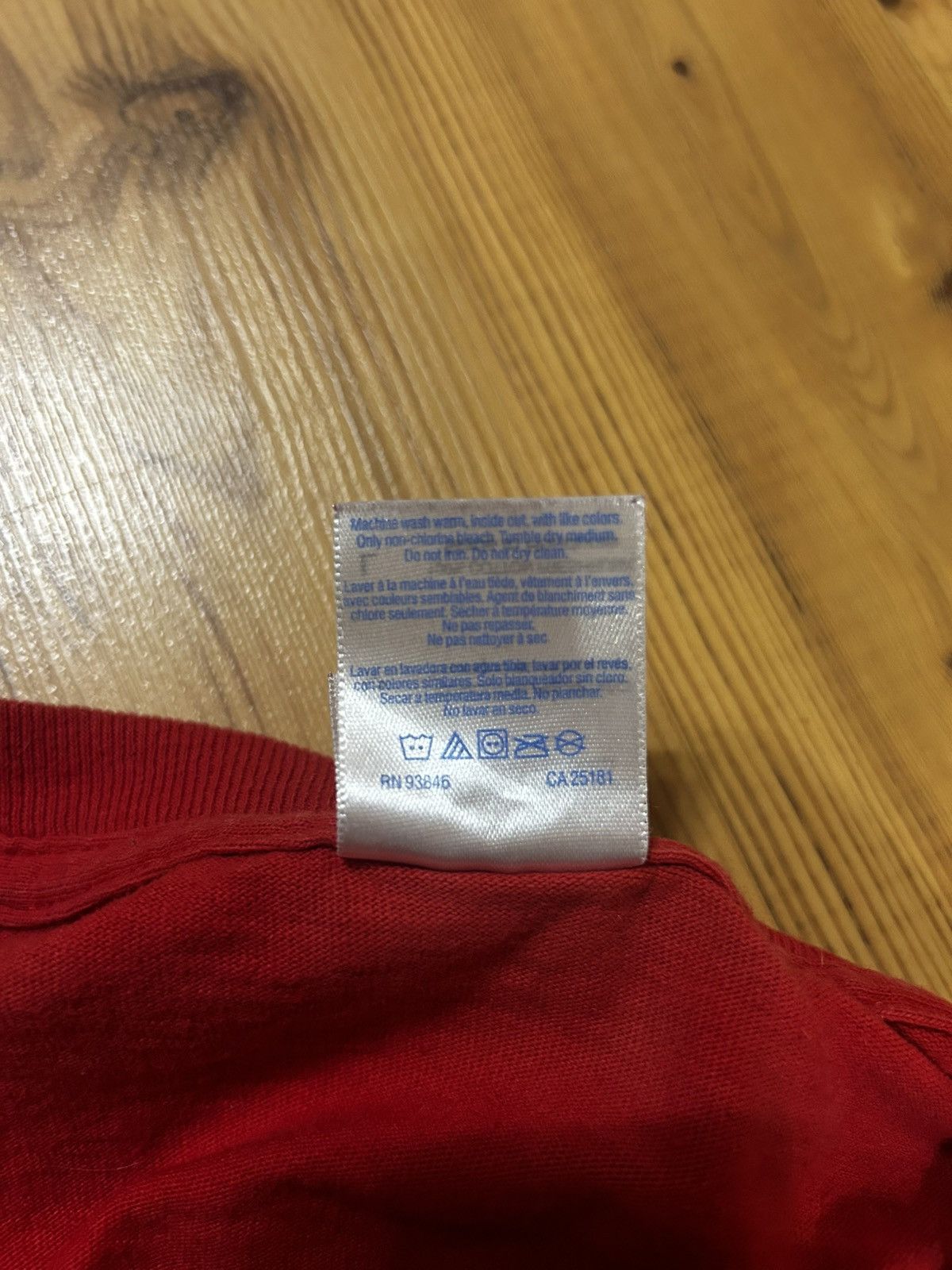 Other Red streetwear long sleeve tee Size US L / EU 52-54 / 3 - 3 Thumbnail