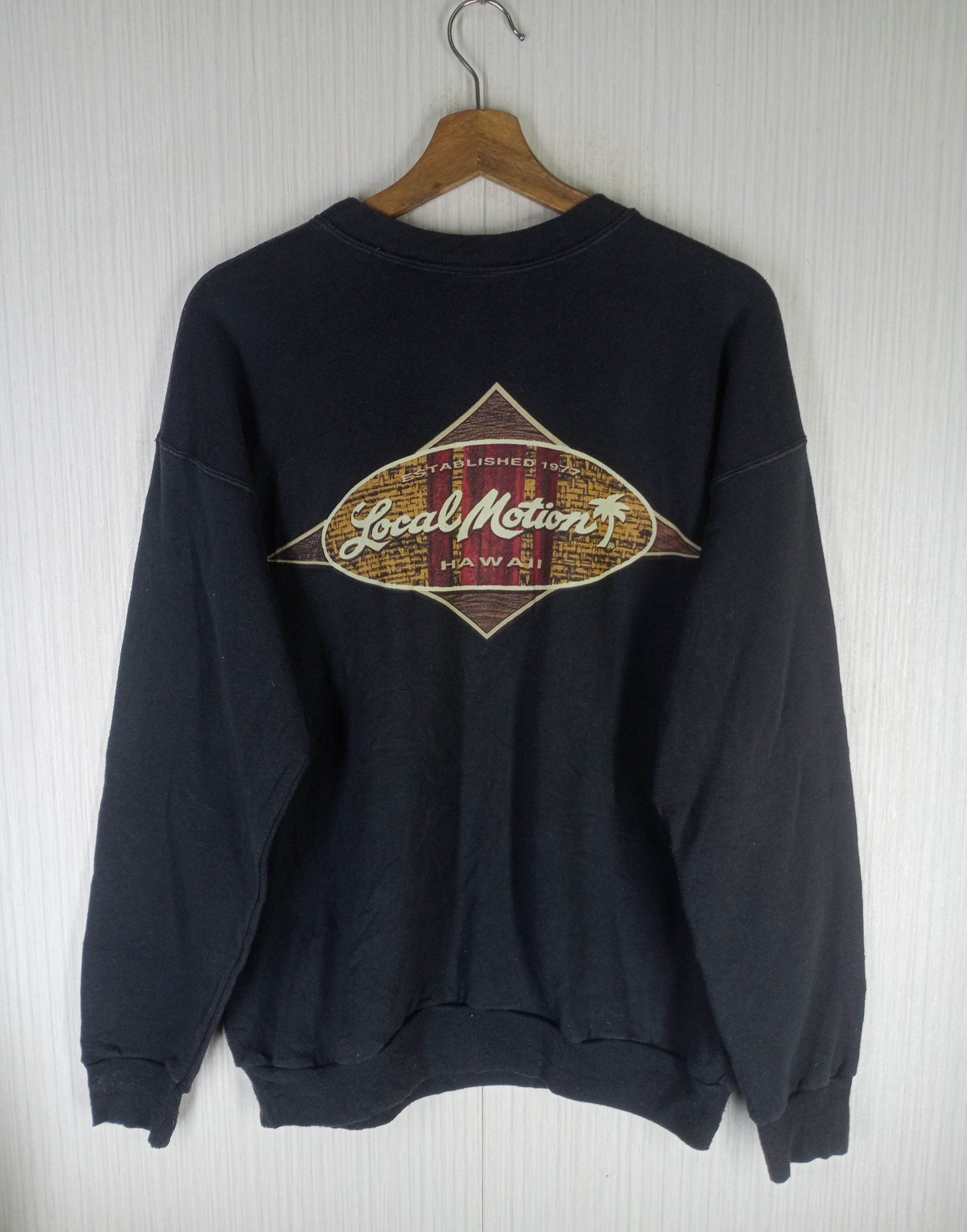 Ron Jon Surf Shop Rare Vintage 90s Local Motion Hawaii Sweatshirt Size US L / EU 52-54 / 3 - 2 Thumbnail