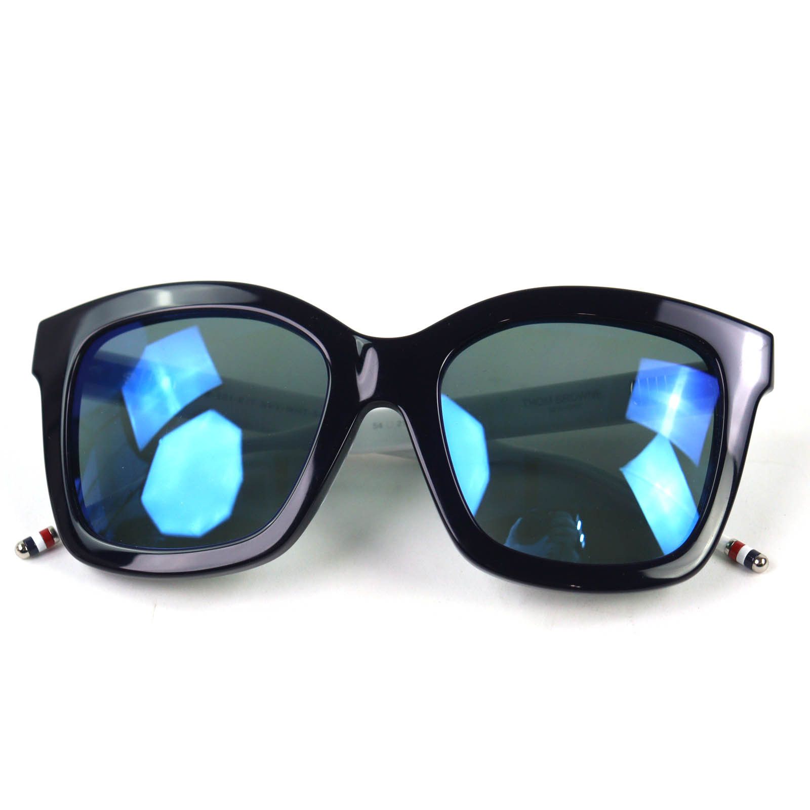 Thom Browne Thom Browne Thom Browne Sunglasses Plastic / Synthetic Sunglasses TB-501-E-T-NVY-WHT-54-AF DUTY FREE for USA Size ONE SIZE - 1 Thumbnail