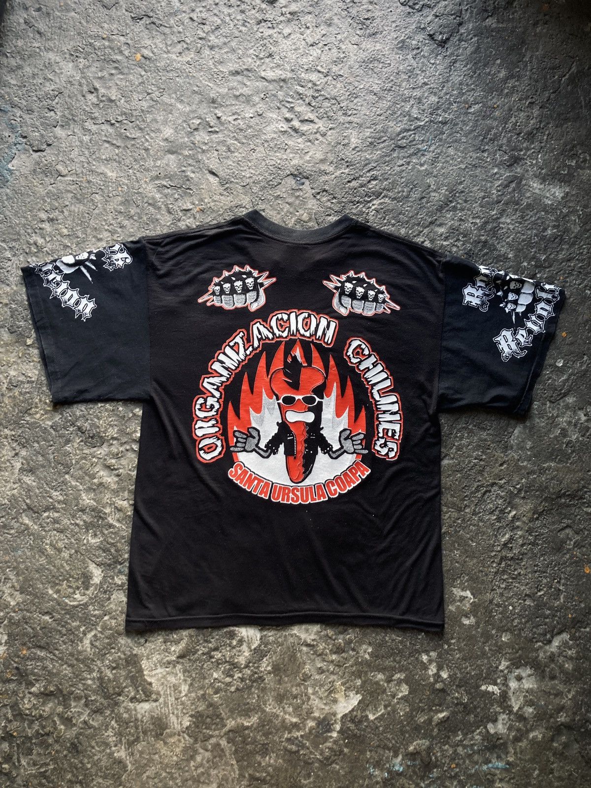Band Tees × Vintage Vintage 90s Mexican Rock Bands Primer Bautizo AOP Size US L / EU 52-54 / 3 - 10 Thumbnail