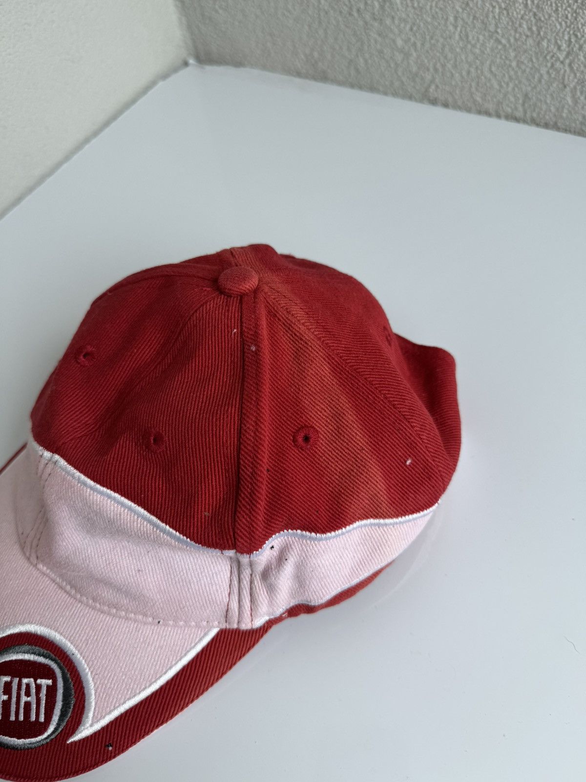 Vintage Fiat Red Cap Racing Vintage Size ONE SIZE - 6 Thumbnail