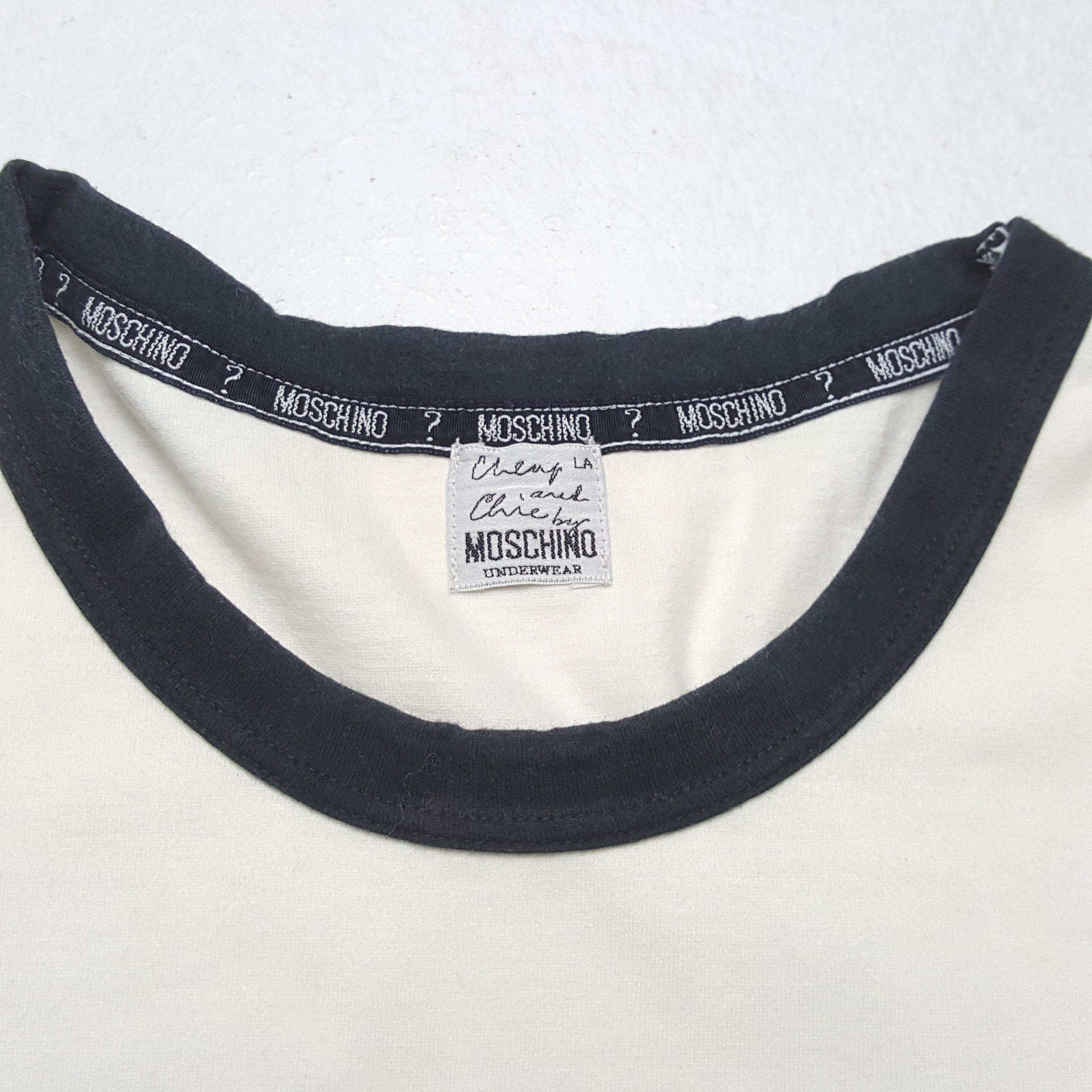 Japanese Brand × Moschino × Vintage Vintage MOSCHINO Japanese Fashion Brand T-Shirts Size US L / EU 52-54 / 3 - 7 Thumbnail