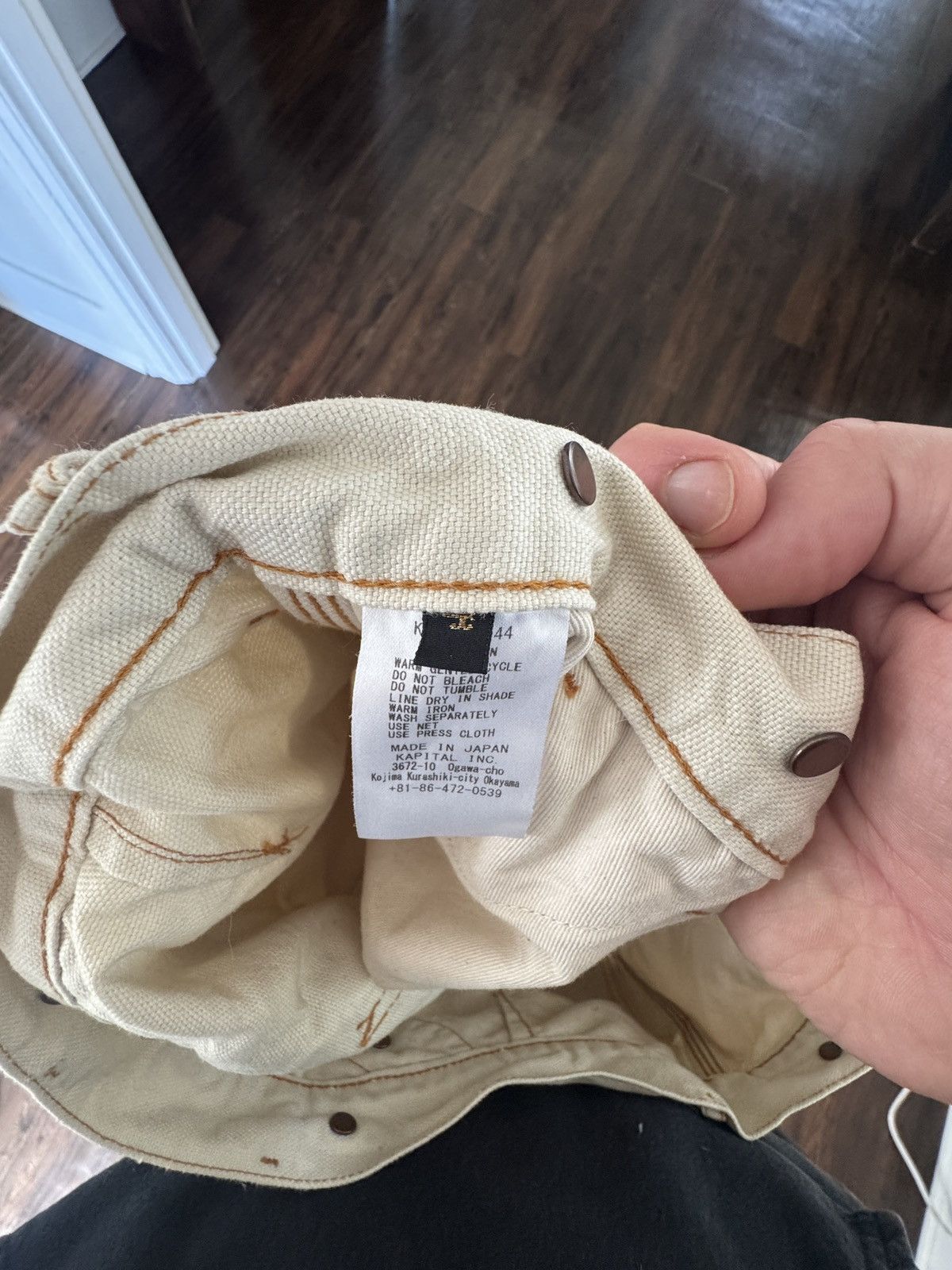 Kapital Kountry Kapital Kountry Lumber Pants — Light Canvas (Size 4 / XL) Size US 34 / EU 50 - 5 Thumbnail
