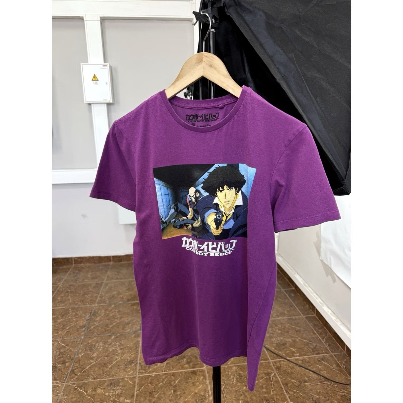 Vintage VINTAGE Cowboy Bebop Spike Spiegel Jet Black T-Shirt Japan S Purple Mens Size US S / EU 44-46 / 1 - 2 Thumbnail