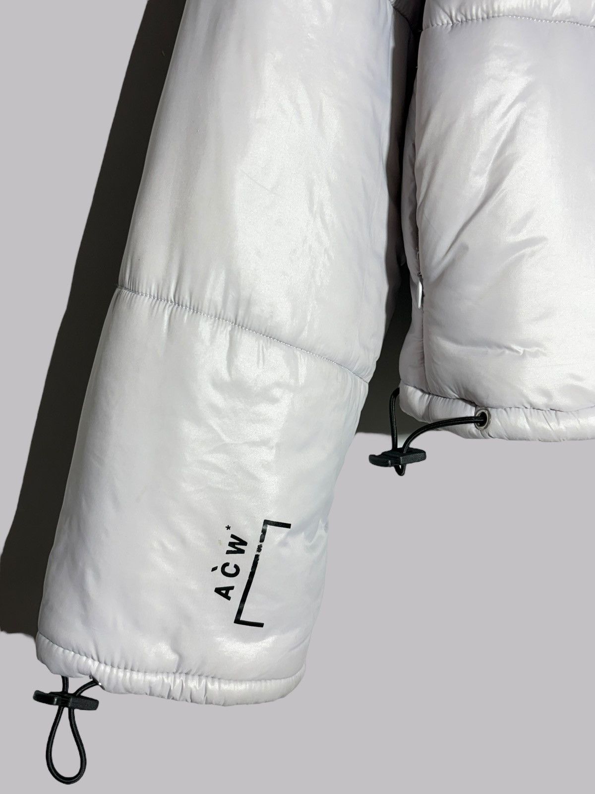 A-COLD-WALL* A Cold Wall Lilac Elongated Zip Detailed Logo Down Jacket Size US M / EU 48-50 / 2 - 4 Thumbnail