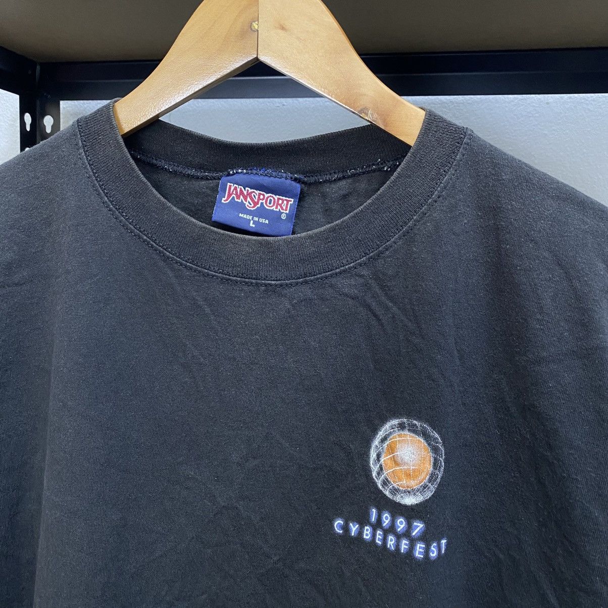 Jansport Vintage Cyberfest 90s Tshirt Jansport Size US L / EU 52-54 / 3 - 6 Thumbnail