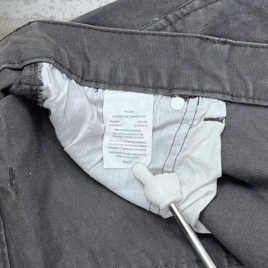 Dickies Vintage 90s Dickies Carpenter Pants 40x30 Straight Grey Size US 40 / EU 56 - 4 Thumbnail