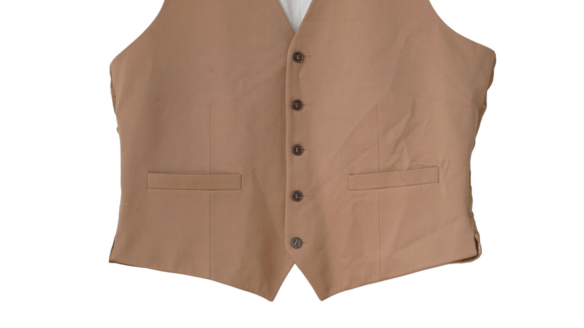 H&M × Maison Margiela Maison Margiela x H&M Tanned Tailored Vest Size 44R - 4 Thumbnail