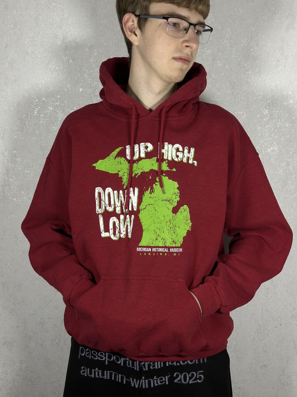 Hypebeast VTG Hoodie Up High Down Low Big Logo Hype Baggy Staff Pick Size US L / EU 52-54 / 3 - 11 Thumbnail