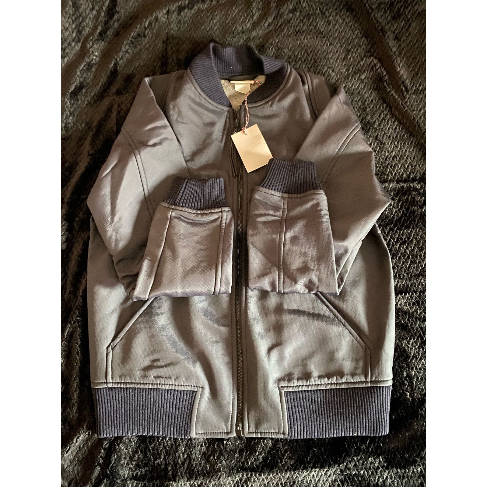 Nike NikeLab Bomber Jacket navy m large Size US L / EU 52-54 / 3 - 1 Thumbnail