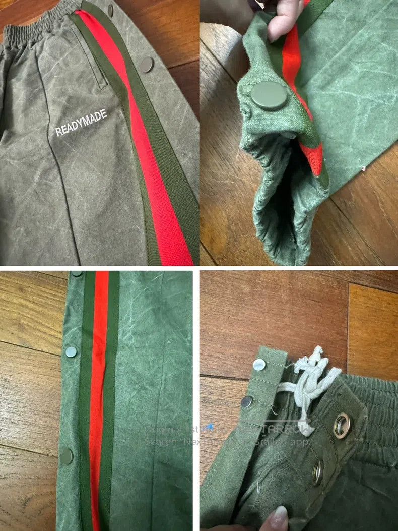 READYMADE Ready Made size 2 Military Fabric Trousers with Red and Gre Size US 38 / EU 54 - 6 Thumbnail