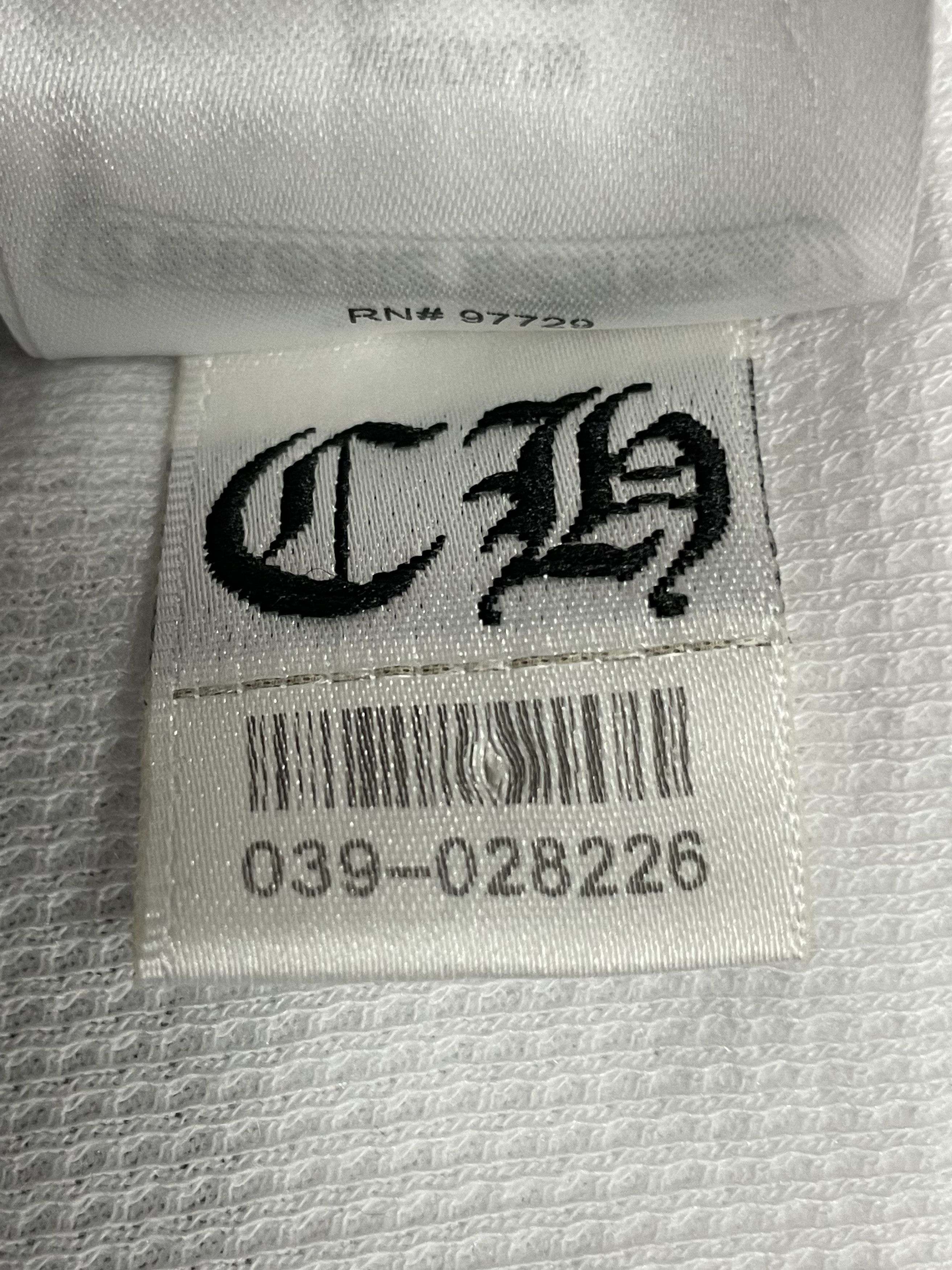 Chrome Hearts Chrome Hearts Dagger Logo White Waffle Long Sleeve Tee Size M / US 6-8 / IT 42-44 - 13 Thumbnail