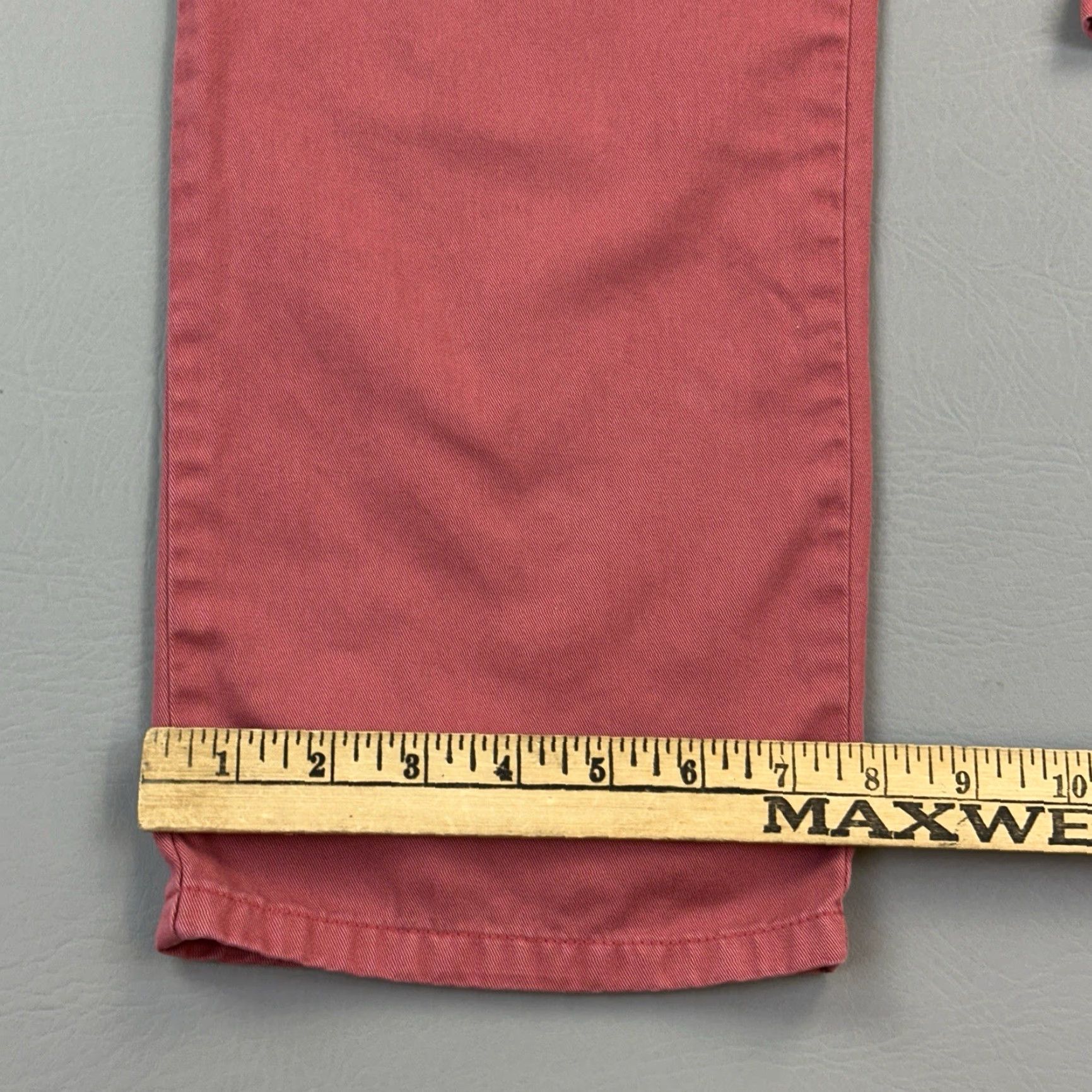 Vintage Southern Marsh Seawash Pants Mens 28x30 Red Twill Flat Front Chino Preppy Size US 28 / EU 44 - 4 Thumbnail
