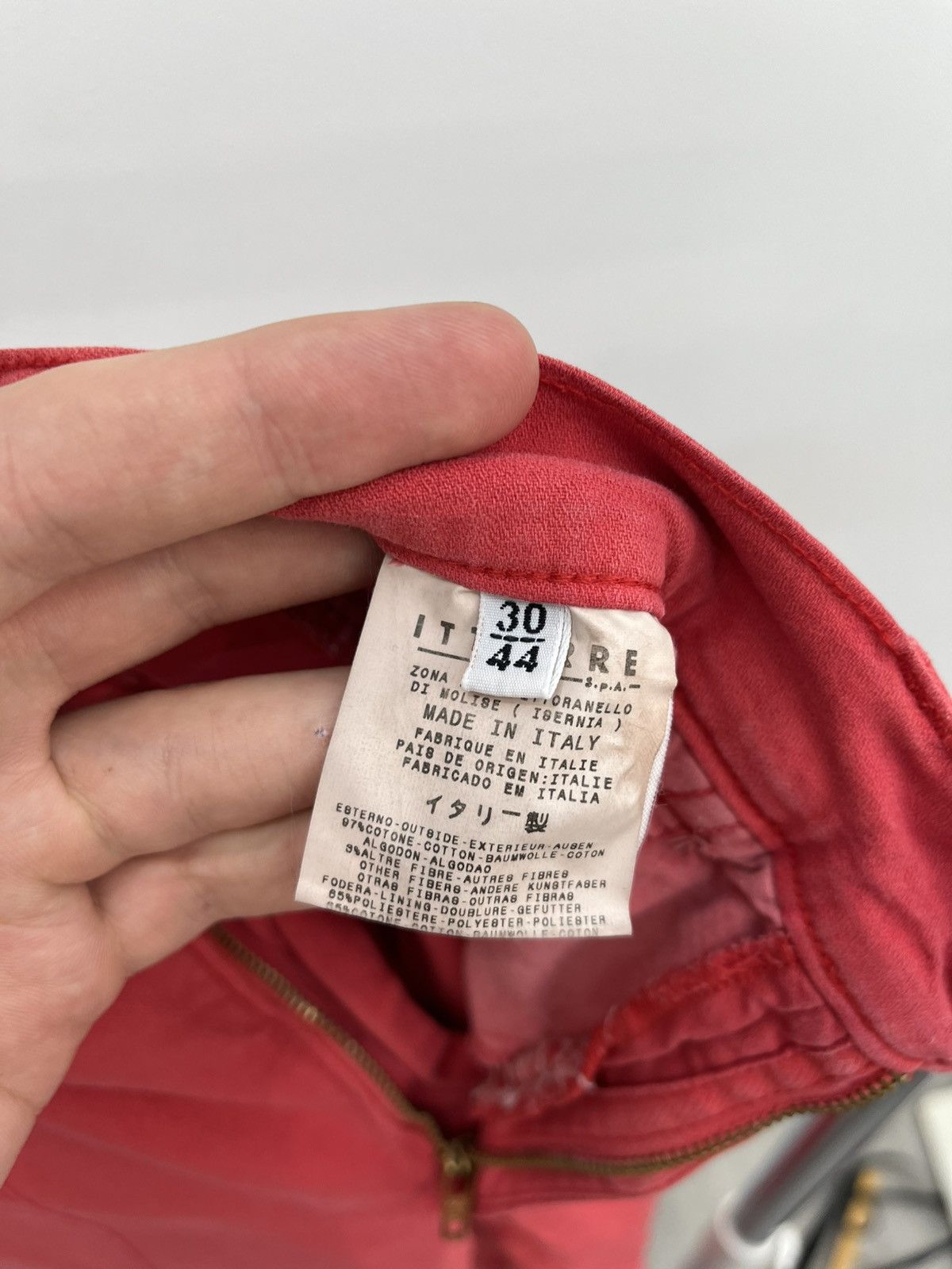 Versace Jeans Couture Versace Jeans Couture Coral Red Flared Pants Size 30" / US 8 / IT 44 - 6 Thumbnail