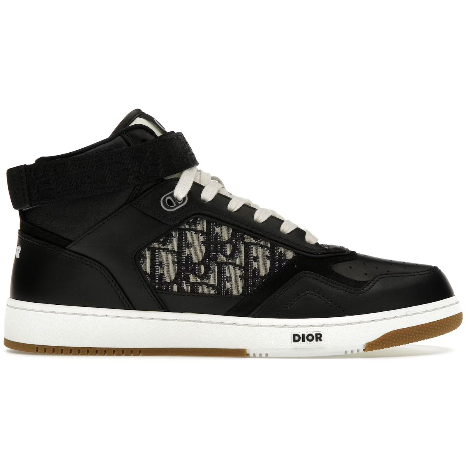 Dior Dior Mens B27 Leather Oblique High Top Sneakers 44 11 Size US 11 / EU 44 - 3 Thumbnail