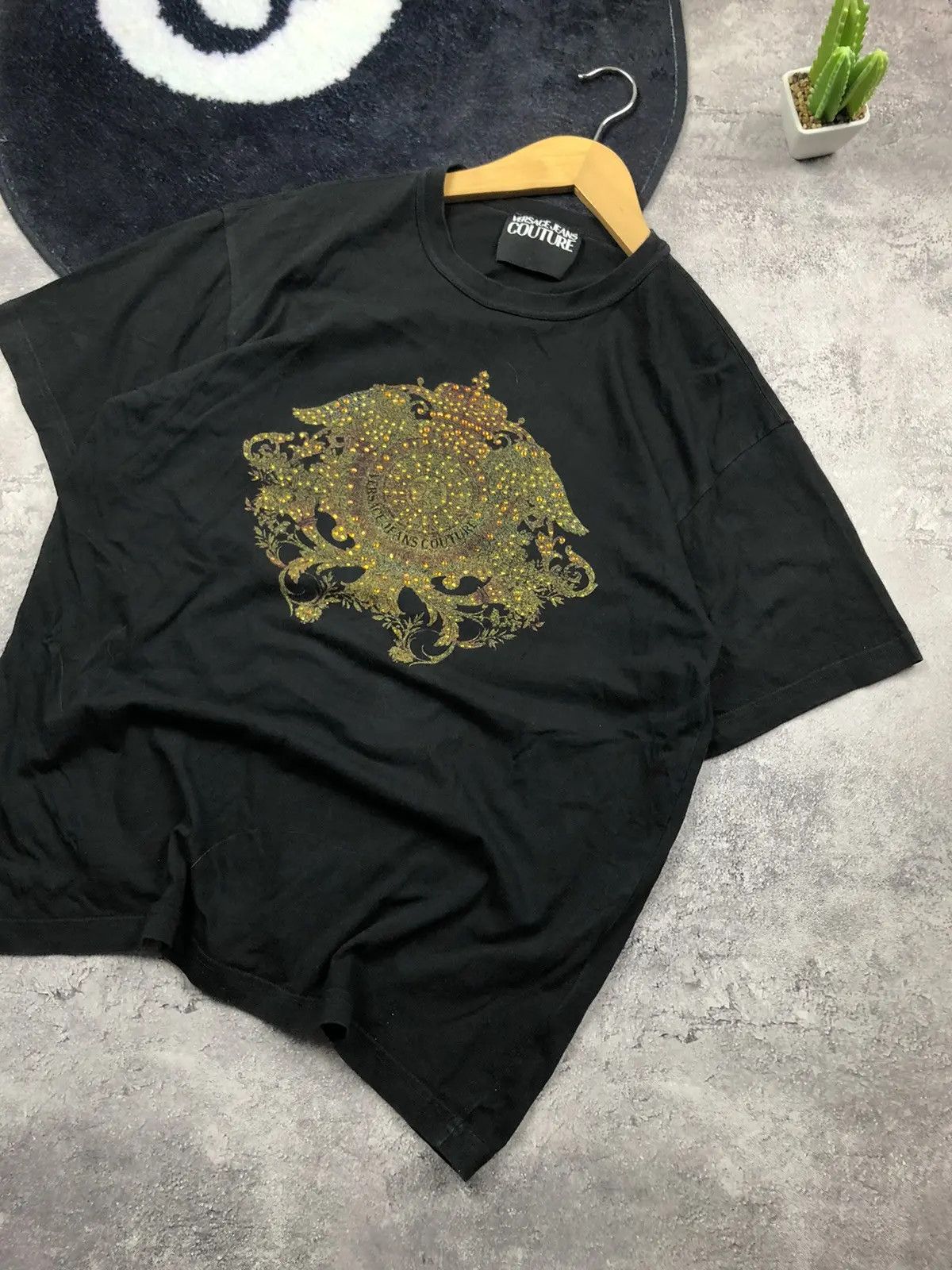 Versace VERSACE Jeans Couture Luxury Big Logo Tshirt Streetwear Y2k Size US M / EU 48-50 / 2 - 2 Thumbnail