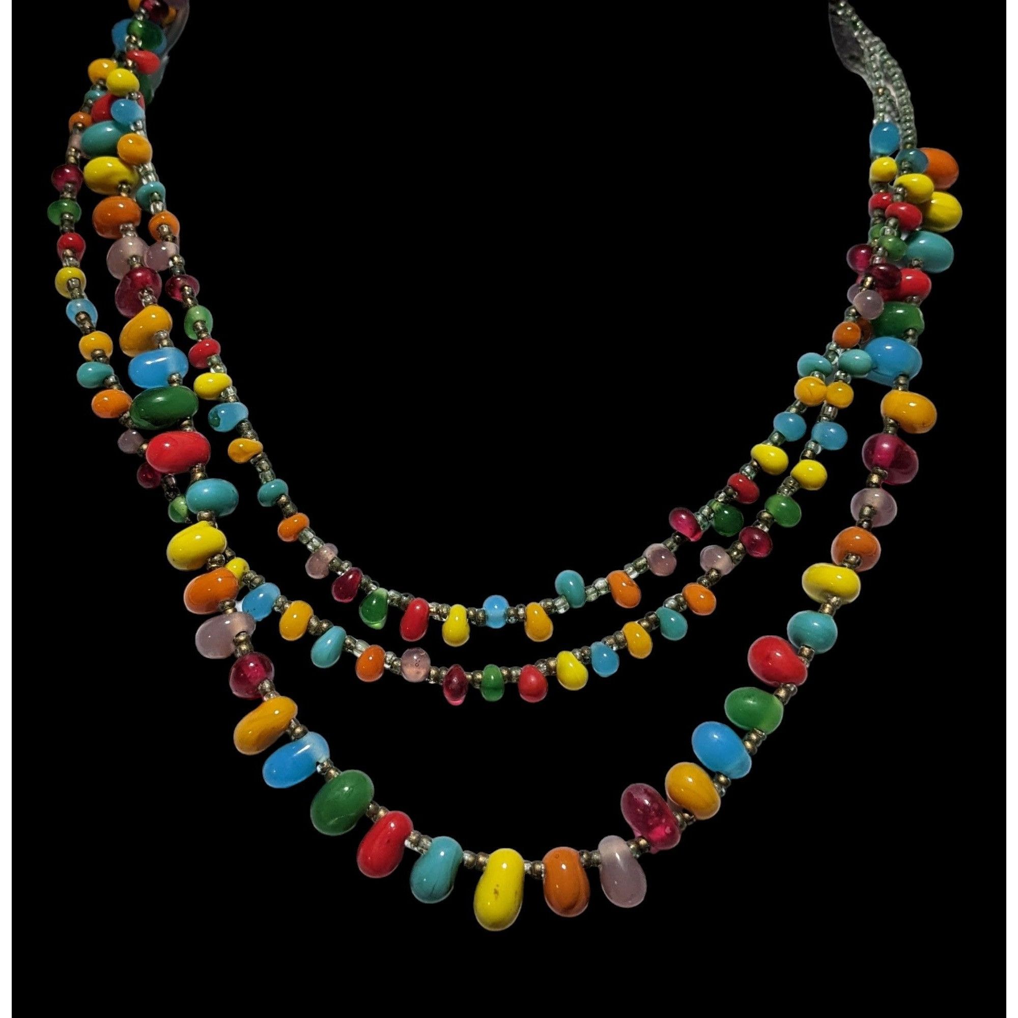 Other Rainbow Glass Candy Necklace Size ONE SIZE - 2 Thumbnail