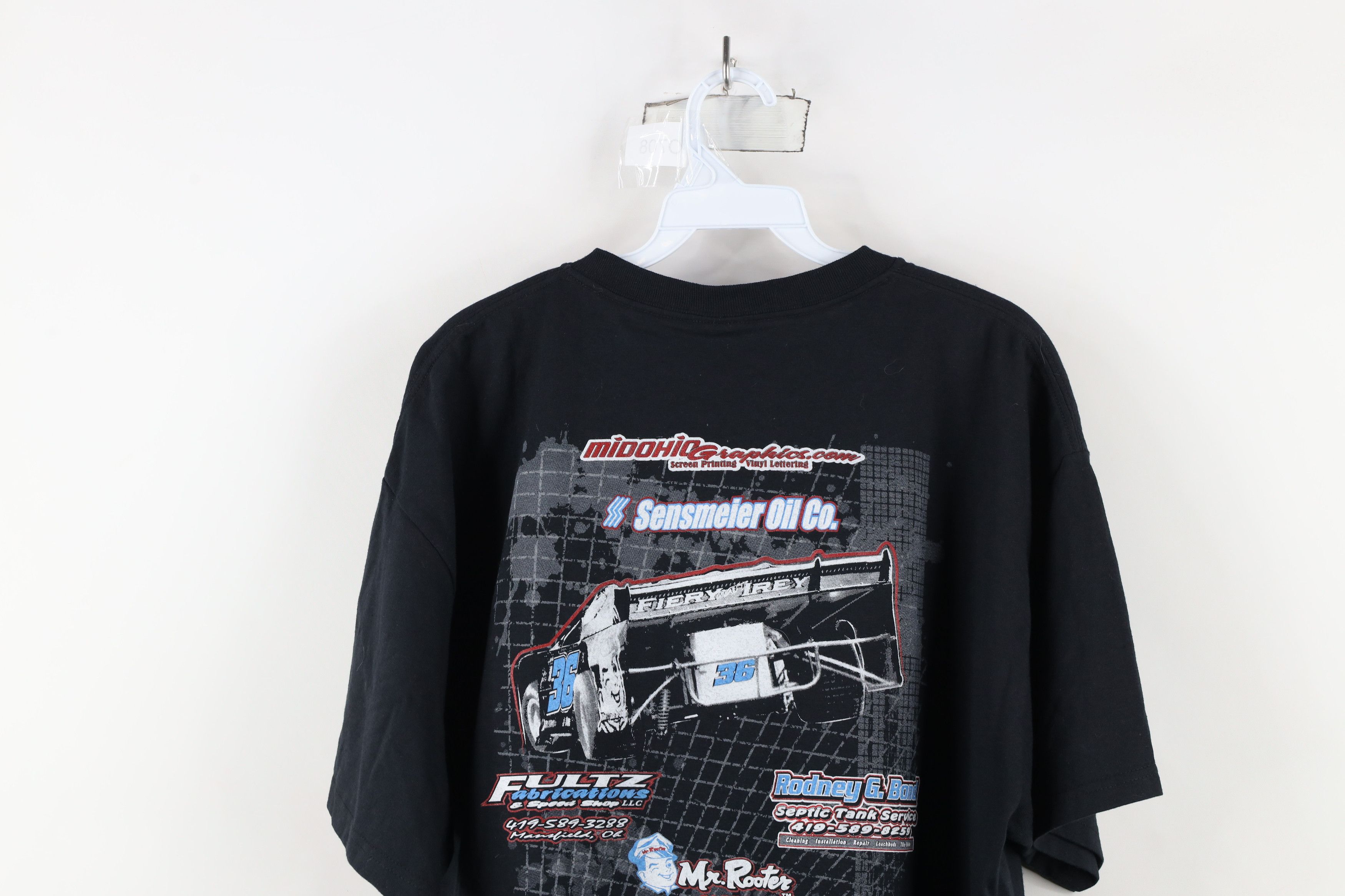 Vintage Vintage Y2k Matt Irey Car Racing Short Sleeve T-Shirt Black Size US XL / EU 56 / 4 - 12 Thumbnail