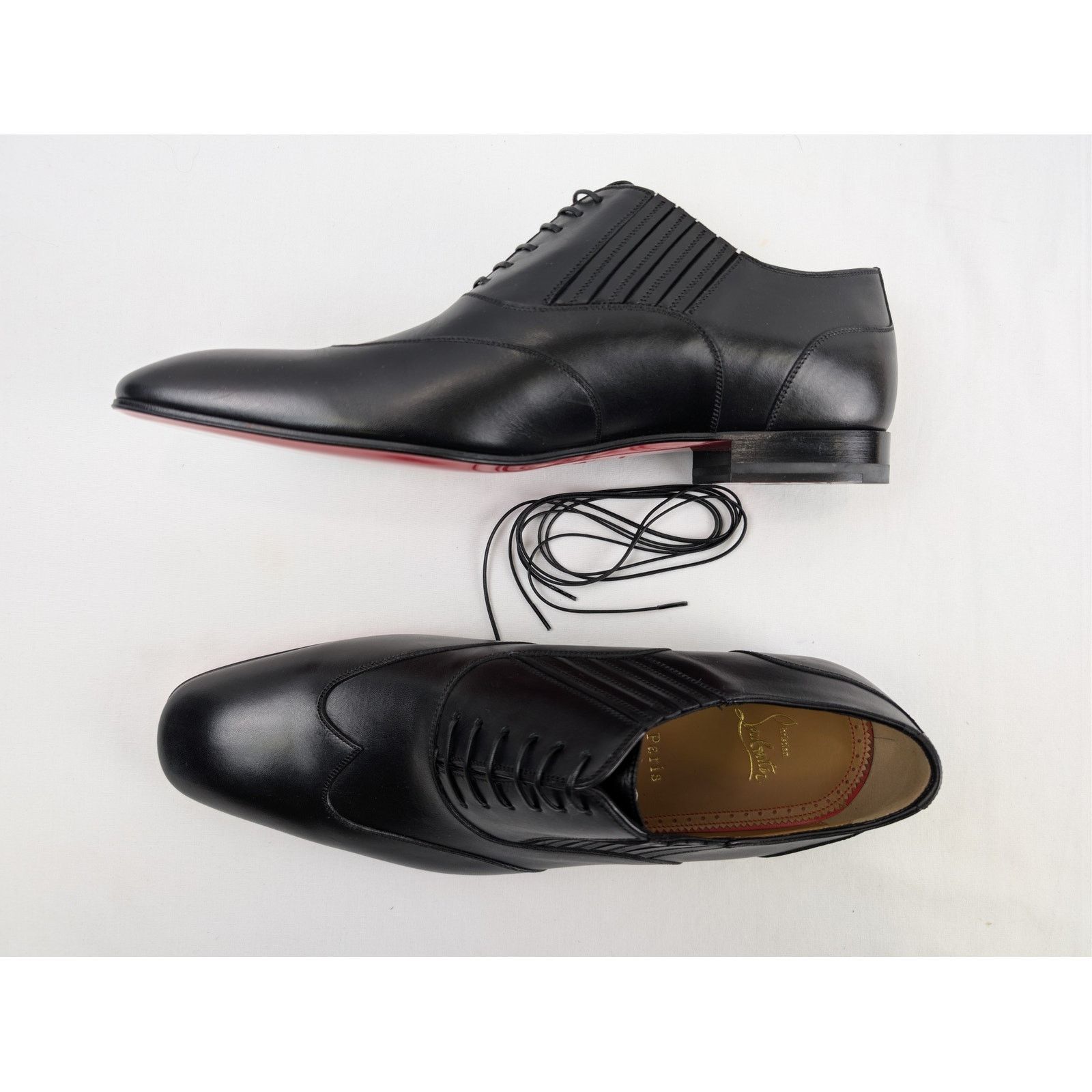 Christian Louboutin o1rshd1 My Amor W Flat Shoe Boots in Black Size US 10 / EU 43 - 1 Thumbnail