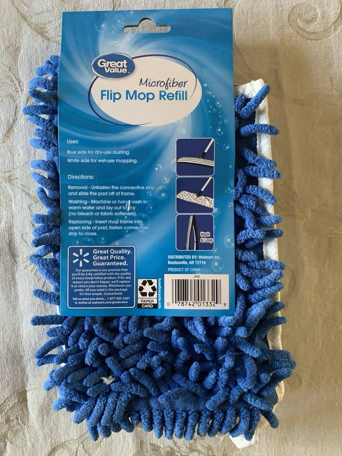 Other Great Value Microfiber Flip Mop Refill (1 PACK) Size ONE SIZE - 2 Thumbnail