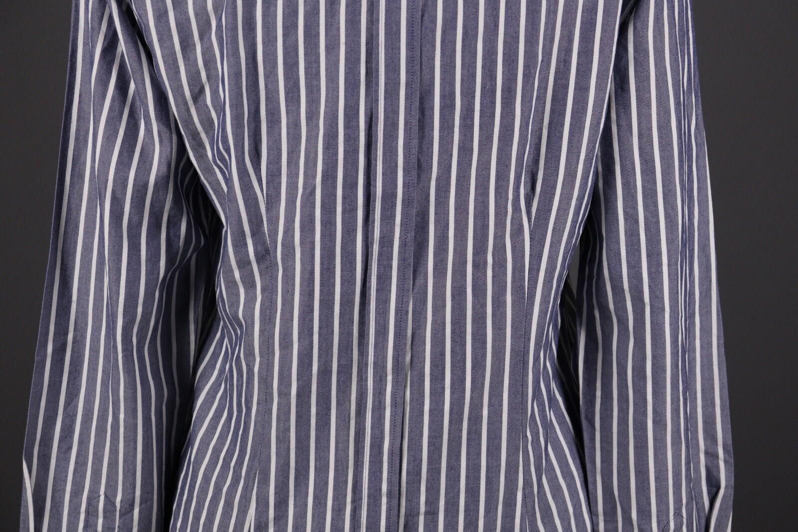 La Martina La Martina Blue Stripe Button Blouse Shirt Size M Size M / US 6-8 / IT 42-44 - 9 Thumbnail